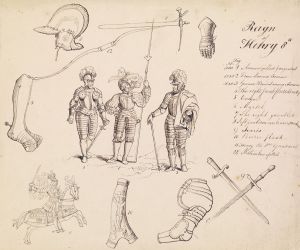 Sketches of Armour – Study for Henry VIII