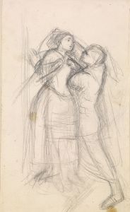 The Escape of a Heretic – Sketch of the Girl and her Lover