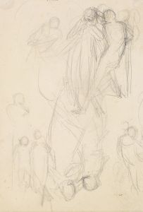 The Escape of a Heretic – Sketch of the Girl and her Lover
