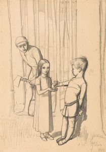 Study for The Woodman’s Daughter