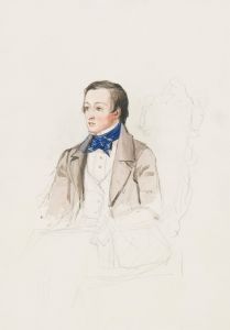 Portrait study of Mr R. Stephens of Merton College, Oxford