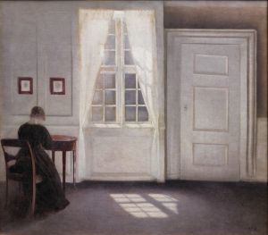 A Room In The Artist’s Home In Strandgade, Copenhagen, With The Artist’s Wife