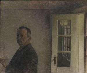 Self-Portrait. The Cottage Spurveskjul at Sorgenfri, North of Copenhagen