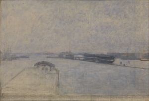 The Harbour of Copenhagen seen from Kvæsthusgade
