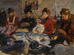 The milliners’ workshop