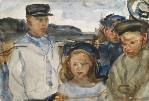 Children At The Oosterpark, Amsterdam