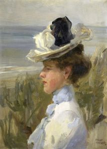 Young Woman, Gazing at the Sea