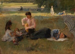 Picnic in the Bois de boulogne, Paris