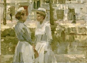 Dienstmeisjes op de Leidsegracht