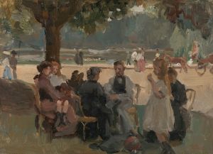 In the Bois de Boulogne near Paris