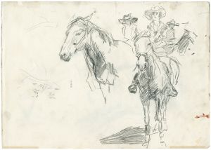Vrouw te paard