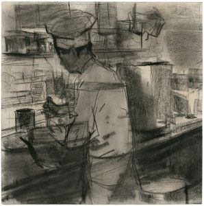 Kok in de keuken