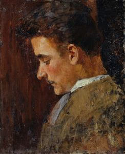 Jugendbildnis Rudolf Steindl, Schwager des Künstlers