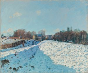 Effet De Neige À Louveciennes