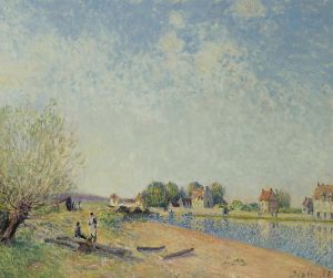 Le Canal Du Loing À Saint-Mammès