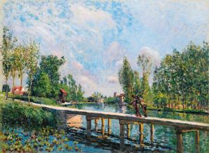 La Passerelle – Chemin De Halage Du Canal Du Loing