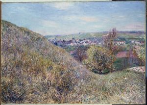 On the Hills of Moret in Spring – Morning