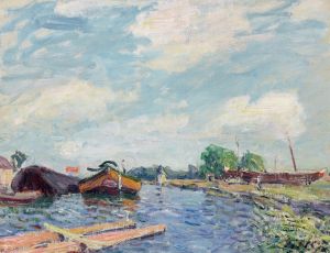 Canal du Loing à Saint-Mammès