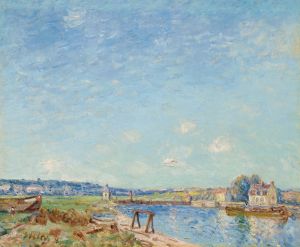 Le Loing à Saint-Mammès