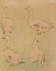 Etude de quatre oies