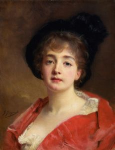 Woman In Red