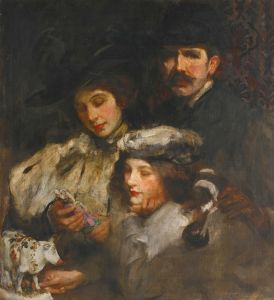 The Painter, His Wife And Daughter