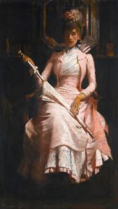 The Pink Silk Dress