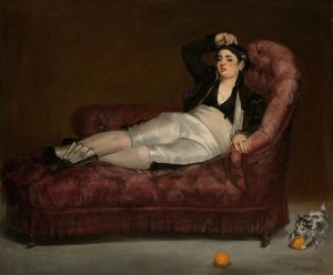 Reclining Young Woman in Spanish Costume