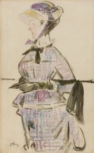 Femme en Costume de Voyage
