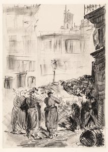 La barricade Scéne de la Commune de Paris