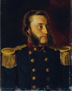 Der Schiffsbau-Ingenieur Josef von Romako als Oberleutnant