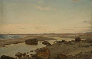 Aften ved Nærland, Jæren