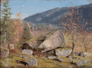 Høstdag. Bjelland, Mandal