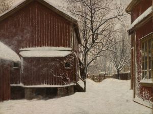 Snefokk i Majorstuveien 8