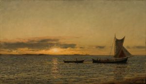 Ved solnedgang