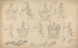 Studies of Figures and Seals from Sandfords Geneal History