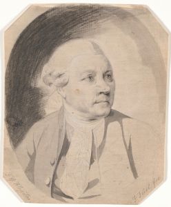 Portræt af digteren FG Klopstock 1724-1803