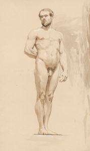 Study of a standing man