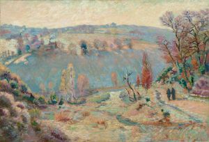 Valley of the Sédelle at Pont Charraud  White Frost