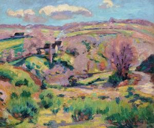 Paysage de la Creuse, au printemps