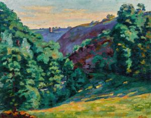 Le Ravin de la folie, vue de Chateau Crozant