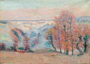 Gelée blanche à Crozant