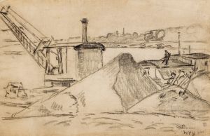 Une grue à Ivry