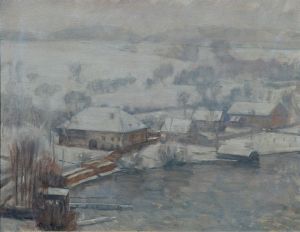 Winterlandschaft Am Attersee