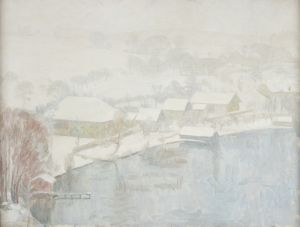 Winterlandschaft am See