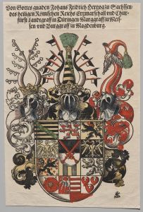 Coat of Arms of John Frederic, Elector of Saxony, called the Magnanimous