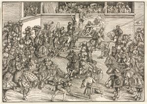 The Second Tournament with the Tapestry of Sampson and the Lion