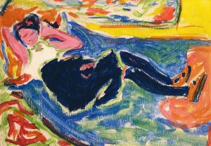 Woman With Black Stockings – The Black Grete