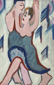 Dancing Couple in the Snow