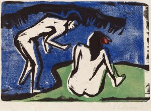 Bathing Couple